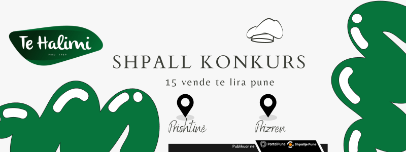 Restaurant TE HALIMI shpall vende te lira pune